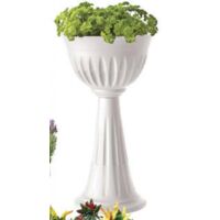 Colonna decorativa nera Fioriera Welcome