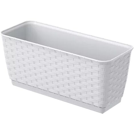 VASO RATOLLA BOX 293mm BIANCO