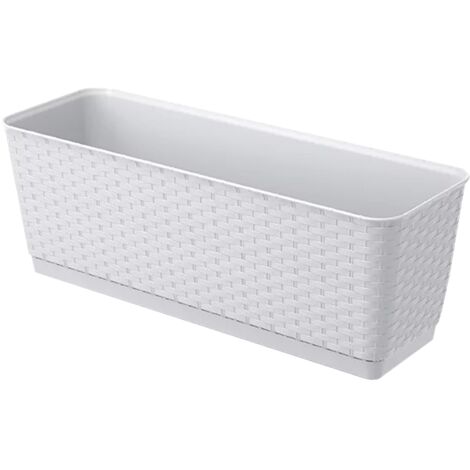 VASO RATOLLA BOX 492mm BIANCO