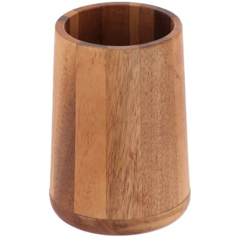 Vaso redondo de acacia - acacia - Tendance