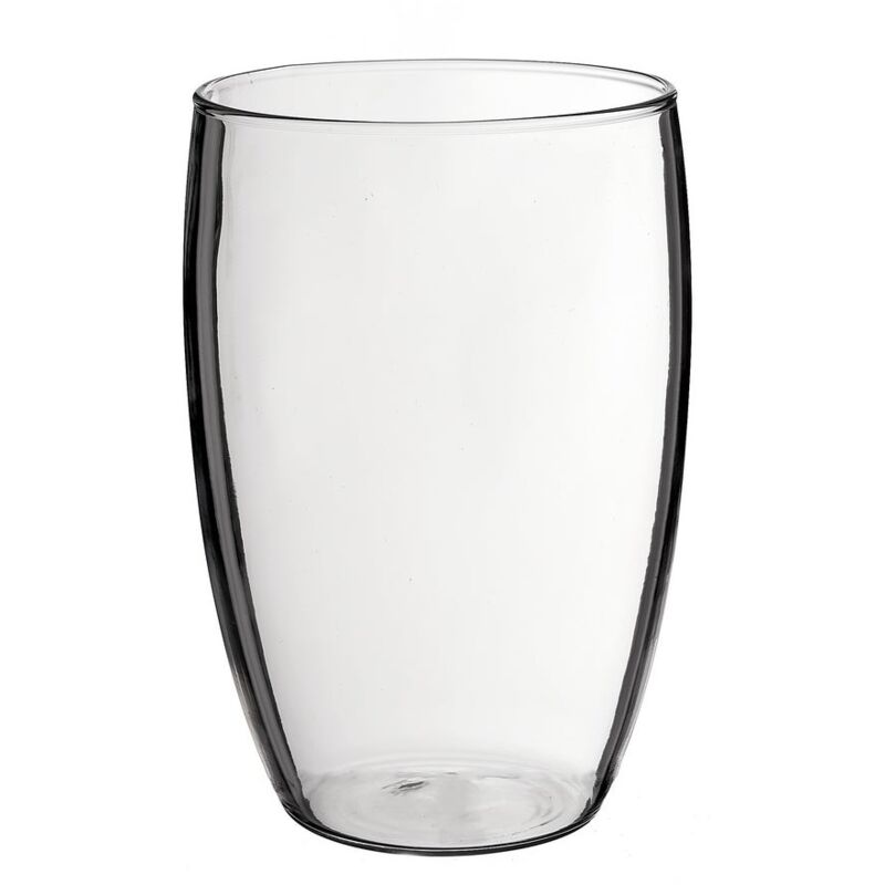 

Vaso refresco de vidrio pyrex transparente de 600 ml