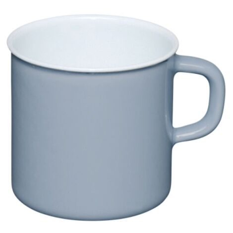 Vaso Riess con bordo 8cm, 3/8L Grigio puro