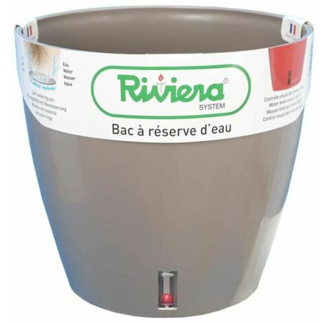 Vaso Riviera Eva Taupé Rotonda Ø 46 cm