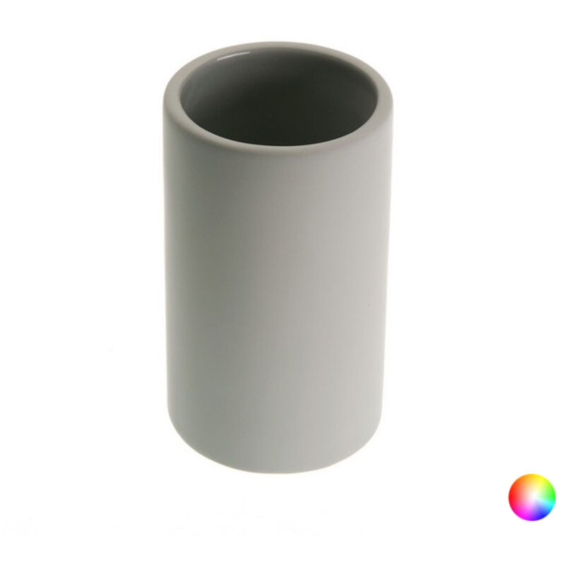 

BigBuy Home Portacepillos de Dientes Cerámica (6,5 x 11 x 6,5 cm) Gris