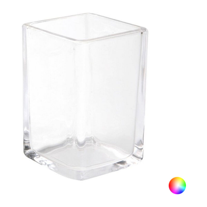 

BigBuy Home Portacepillos de Dientes Cristal (6,5 x 10 x 6,5 cm) Transparente