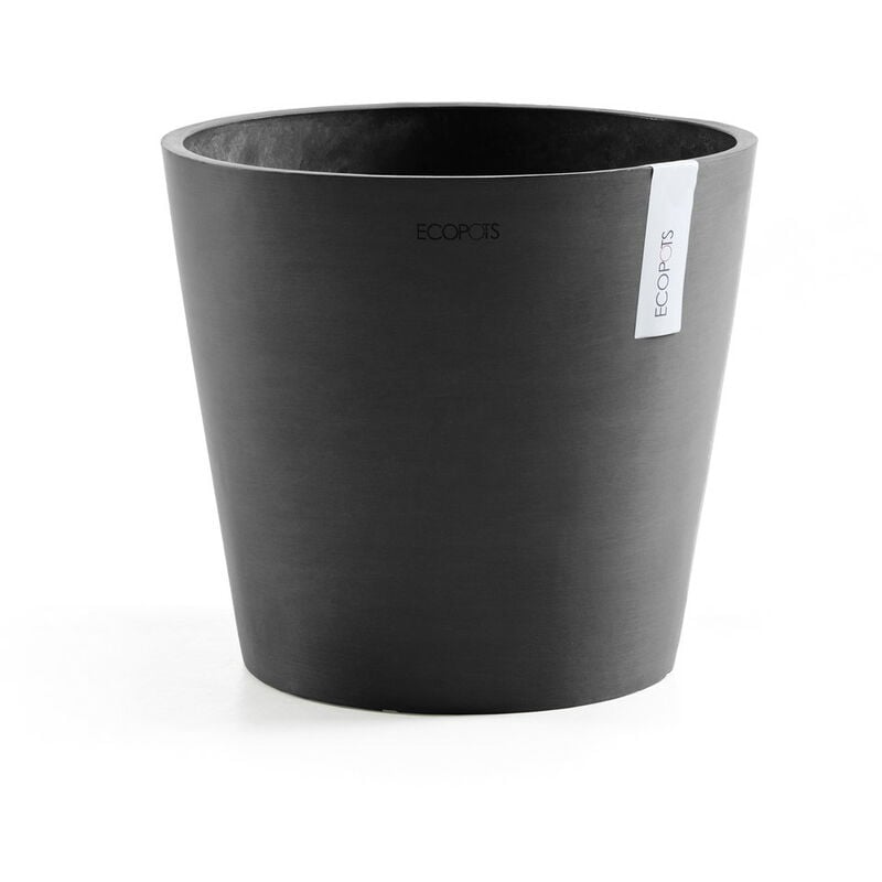 Vaso Tondo amsterdam Ø25 H24,5 - dark grey Ecopots dark grey