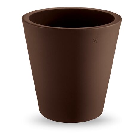 Vaso alto color bronzo materico - vendita online su In-Vasi