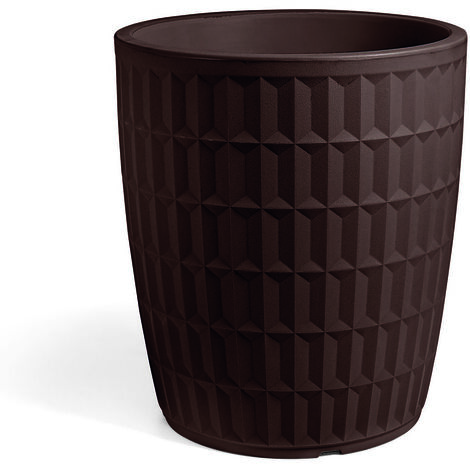 VASO ROTONDO TYLE 50CM BRONZO