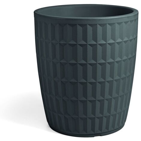 Vaso Rotondo Tyle  Anthracite - 60 cm