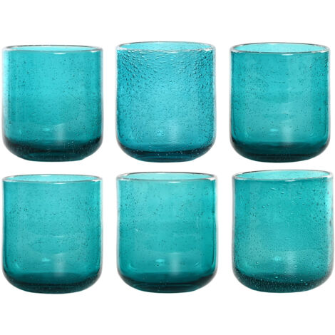 Vaso Set 6 Cristal 8,3X8,3X9,3 320Ml Burbujas