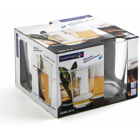 Vaso sidra gigante pack 4