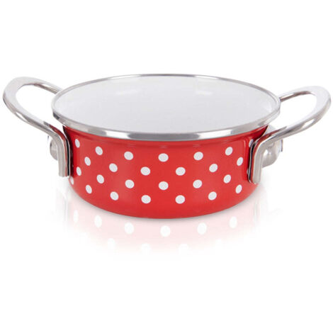 Vaso smaltato TECKA, 14 cm, 600 ml