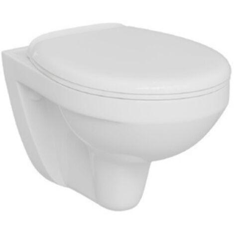 Vaso sospeso 53 cm in ceramica bianco lucido scarico a parete vitra normus neo 8202l003-0075