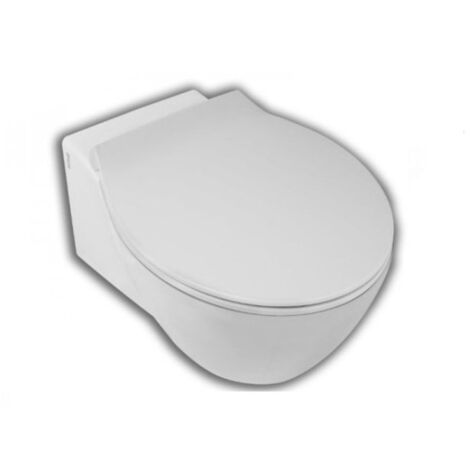 Vaso sospeso 55x 6 cm bianco lucido - Hatria Nido - Senza copri wc