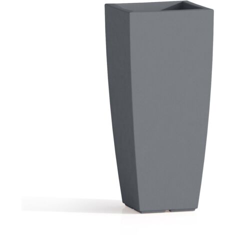 VASO STILO SQUARE 33X33XH70 CM GRIGIO