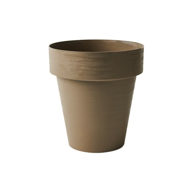 Teraplast - Vase Time Eco Vert 40 cm - Sabbia - Sabbia