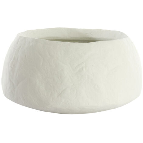 Vaso TINGRI de piedra en color crema - Ø56x29 cm