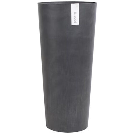 VASO TONDO ALTO AMSTERDAM NERO D33XH70CM ECOPOTS VASO FIORI
