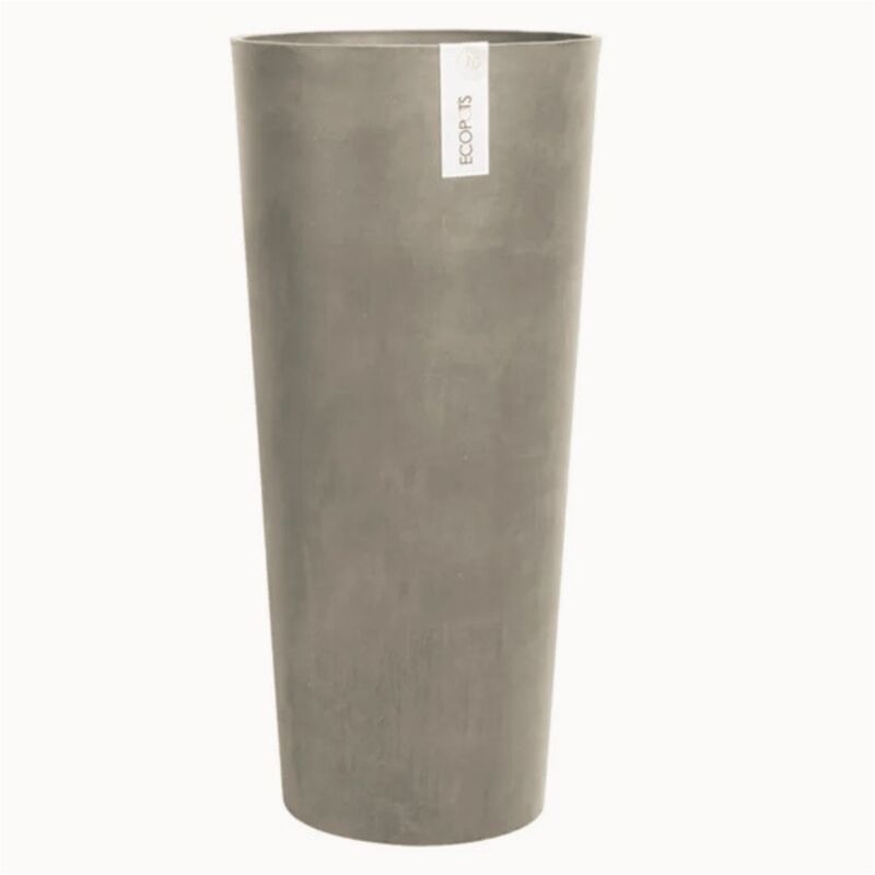 Ecopots - grand vase rond amsterdam taupe D30XH50CM