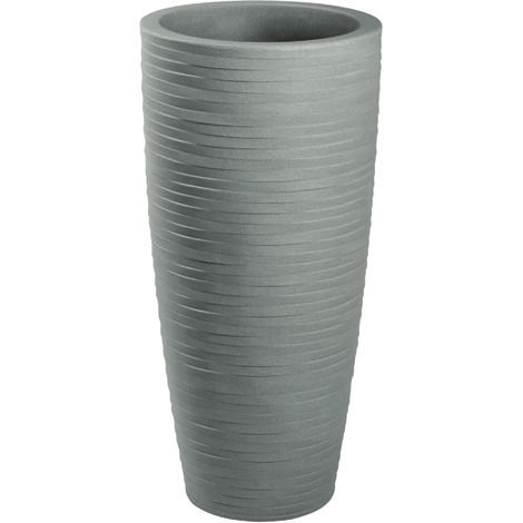 Vaso tondo alto TALOS ELEGANCE cm. 70 CENERE