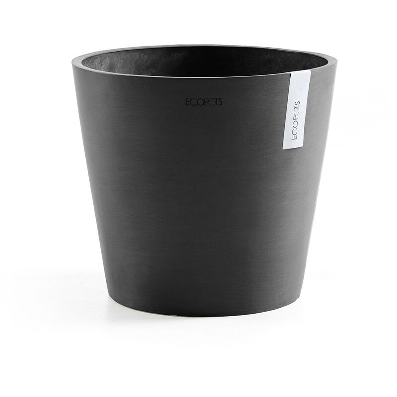 Ecopots - vaso amsterdam 30x26,5CM grigio scuro