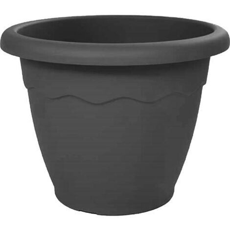 VASO TONDO ANTRACITE Ø60X45HCM 60LT
