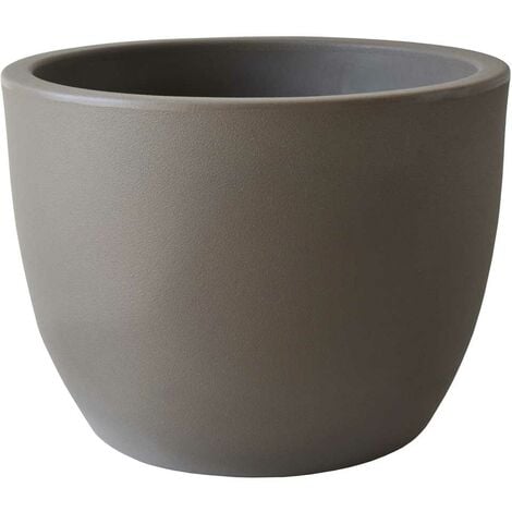 VASO Euro3plast fioriera Olimpo plastica 40cm ciotola giardino piante  terracotta