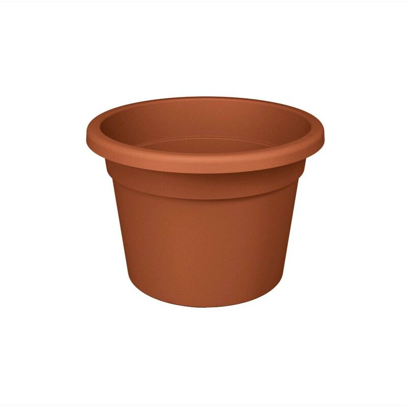 Vaso Tondo in Plastica ppl Colore Terracotta Diametro 35 cm Altezza 25 cm 14 Litri (premium)