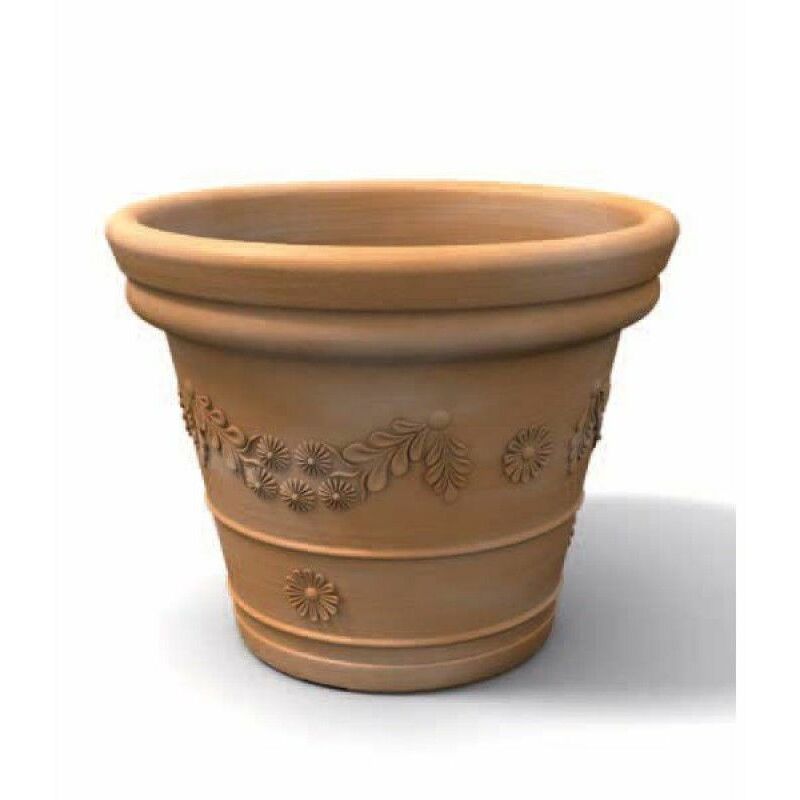 Vaso tondo per esterno cm 80 Bronzo