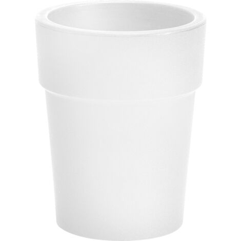 Vaso tondo resina ARES cm. 40 BIANCO