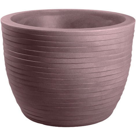 Vaso tondo resina HERA ELEGANCE cm. 40 AVANA