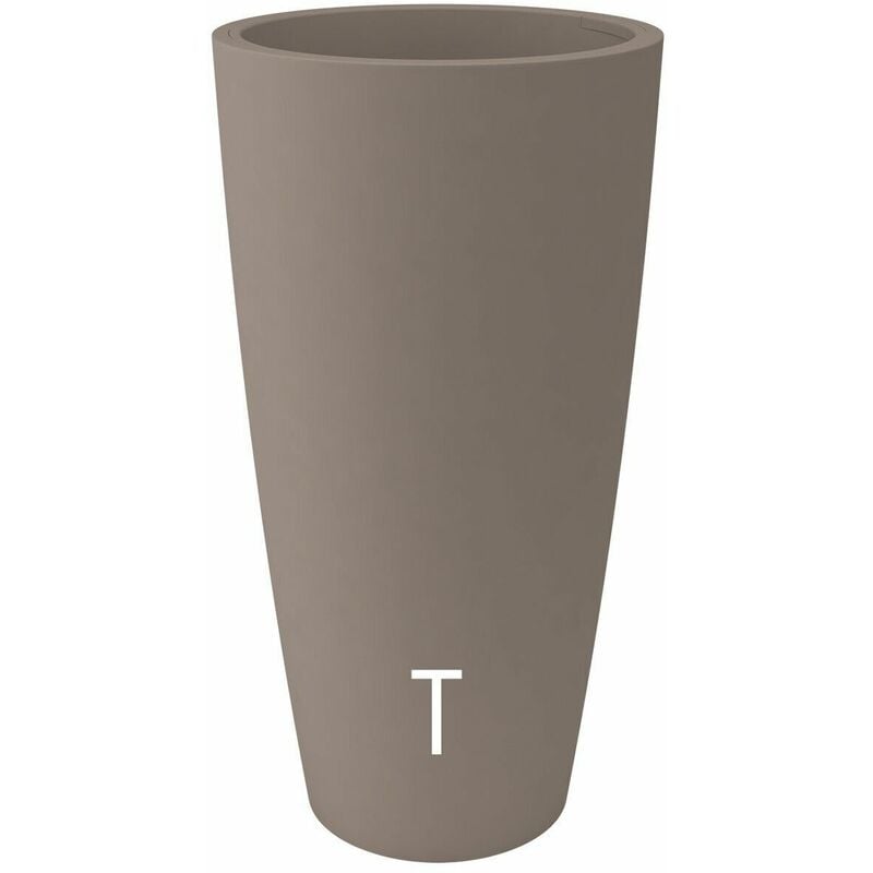 Vase rond style DIAM.36XH.70CM taupe