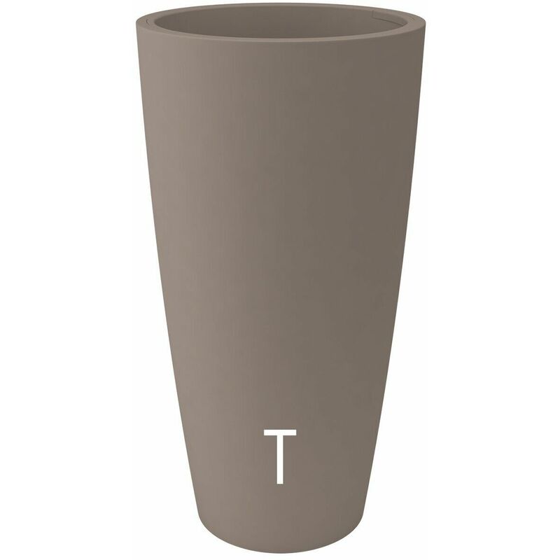 Vase rond style DIAM.38XH.85CM taupe