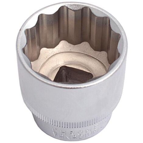 Vaso Torx 1/2 - 27mm Cr.V /colgante/ 12 puntas