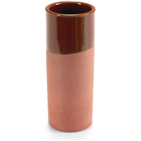 VASO TUBO BARRO 330 ML 7x16 CM