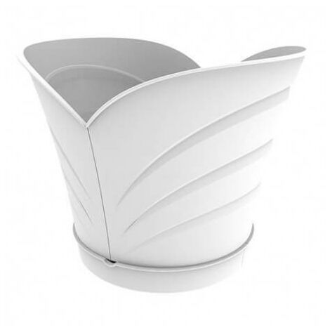 Vaso 'Tulipano' 35x39x30 cm - 10 Lt. - Bianco
