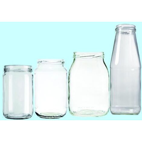 VASO VASETTO IN VETRO IMBOCCO D.82 mm 580cc/ml Cf.12 PZ