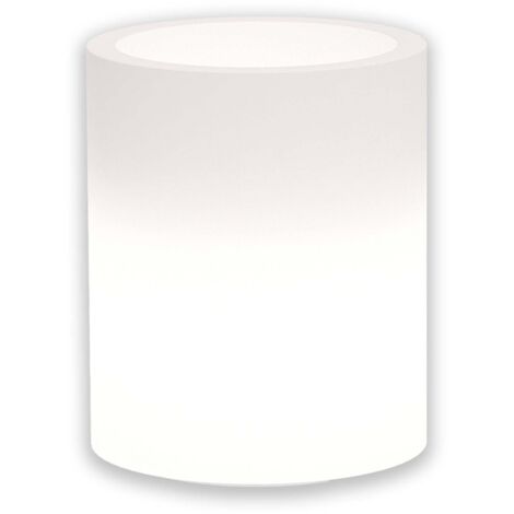 Vaso Venusio Bright Led Multicolor Con Batteria E Solare in Polimero Monacis - Ø 40 Cm - 50 H