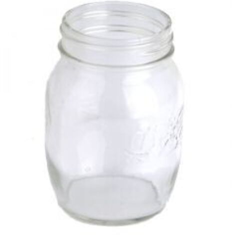 VASO VETRO FIOCCO CHIUSURA A VITE 70 L 0,50