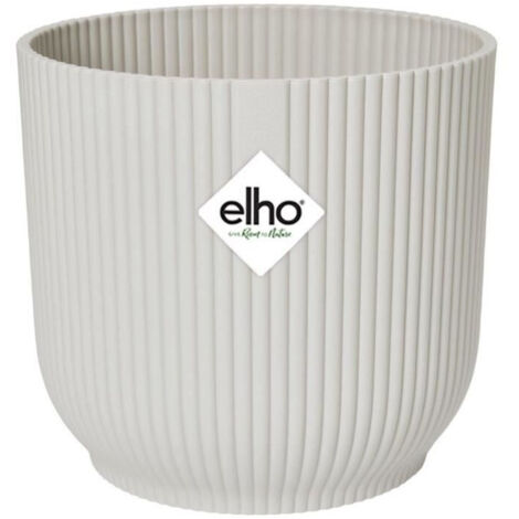 VASO VIBES FOLD ROUND 25CM SILKY WHITE ELHO
