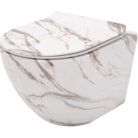 VASO WC SOSPESO REA CARLOS SLIM LAVA MAT MINI