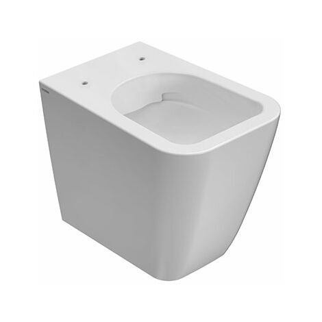 Vasomulti a terra senza brida in ceramica 52x36 cm Globo Stone ST004BI  Bianco - Ceramica - Standard