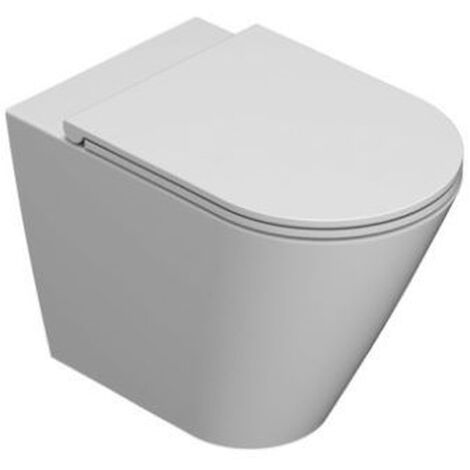 Vasomulti a terra senza brida in ceramica 57x36 cm Globo Forty3 FO004BI  Bianco - Ceramica - Standard
