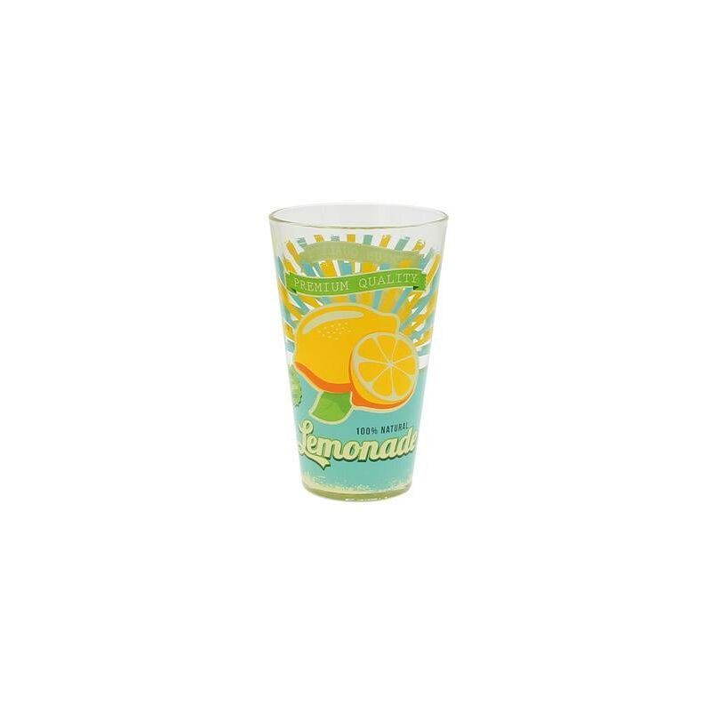 

Vasos de vidrio decorados para combinados o refresco (pack 3 unidades)