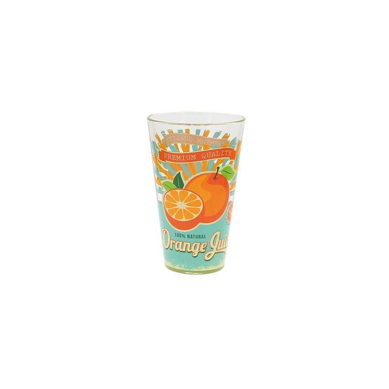

Vasos de vidrio decorados para refresco o agua (pack 3 unidades)