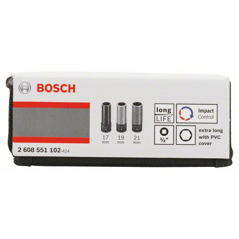 

2608551102 Vasos IC 1/2 17.19.21mm x85mm: 3uds - Bosch