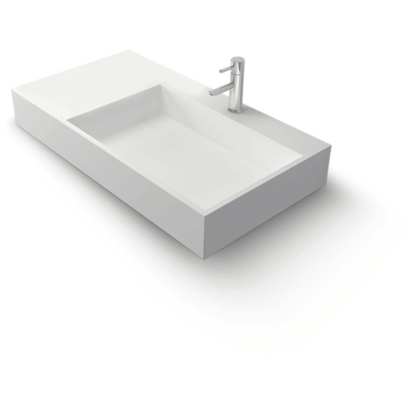 Ambra - fabiola g - vasque rectangulaire suspendue - Vasque