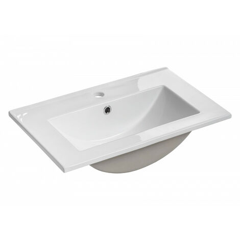 Vasque à encastrer DANCE - L 52 x P 40 x H 17 cm - Blanc - Livraison gratuite