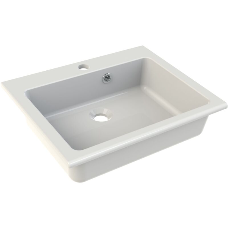 Evier Encastrable Pour Meuble De 40 Cm Evier Schock De La Gamme Element 1 Grand Bac 1 Egouttoir Coloris Noir Cuisissimo