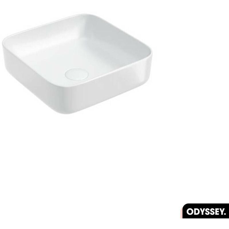 Otitec - Vasque à poser avec siphon offert odyssey Blanc 39 × 13 × 39